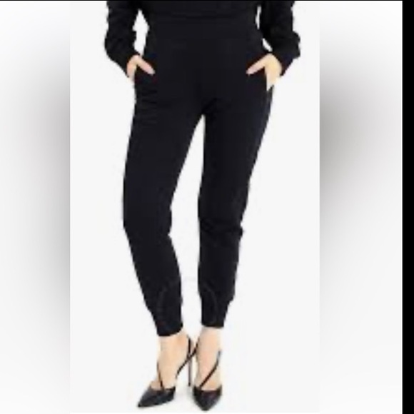 Moschino -back pocket Black Bear Logo Patch-front zip quilt sides-Joggers-38 - Picture 5 of 8